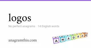 logos - 14 English anagrams
