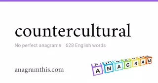 countercultural - 628 English anagrams