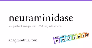 neuraminidase - 764 English anagrams